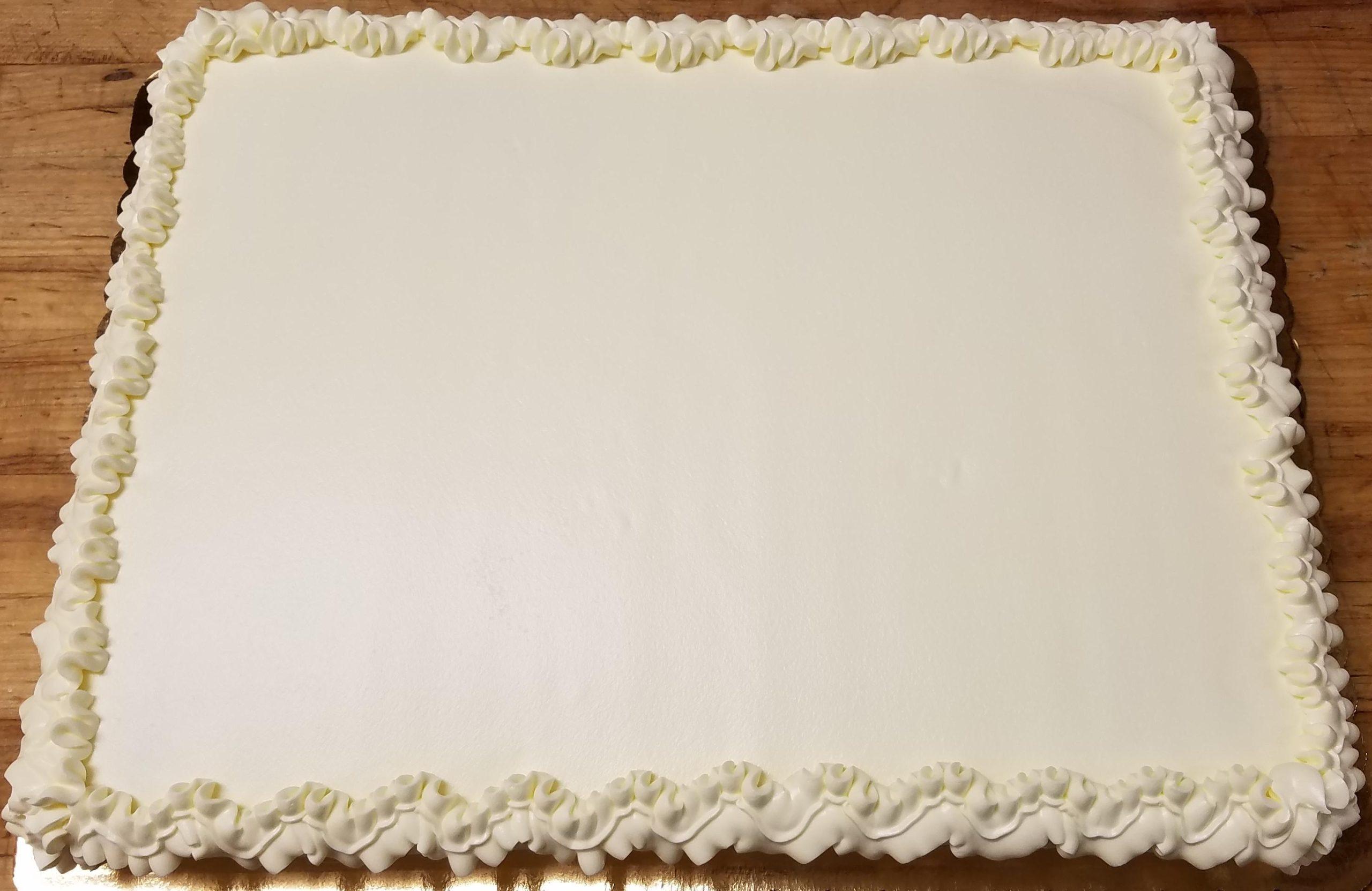 Custom 1/2 Sheet Cake
